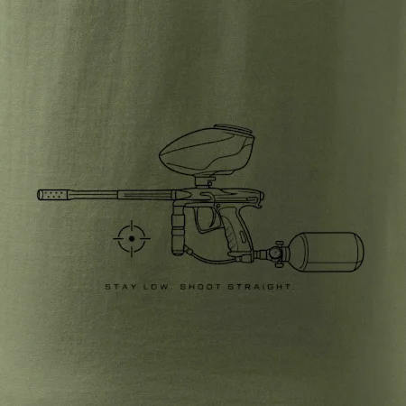 Minimalistický marker stay low shoot straight