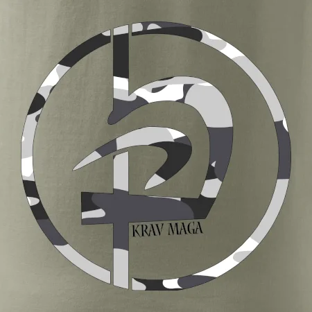 Krav maga  maskáčový nápis