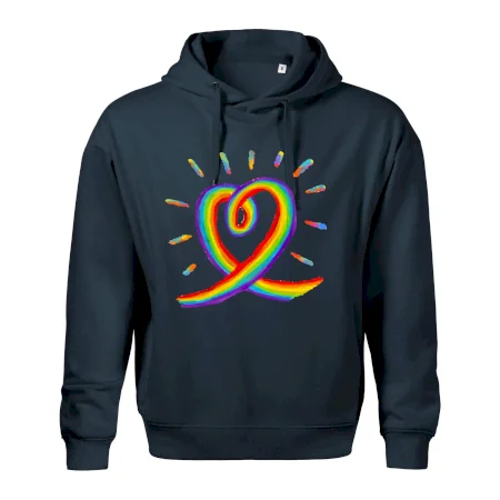 Srdce pride duha kreslená
