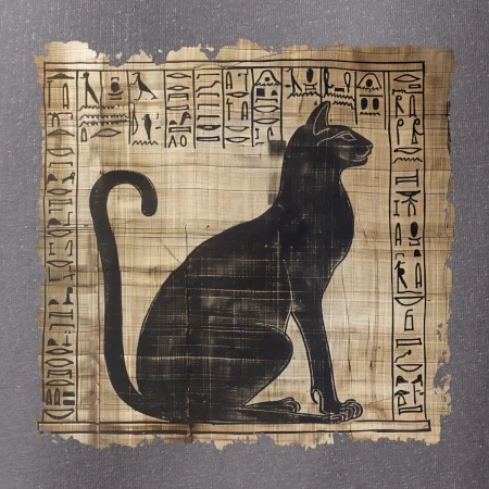 Egyptské hieroglyfy kočka