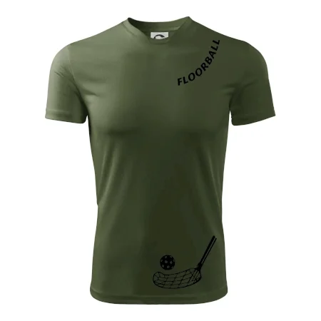 Floorball nápis šikmo