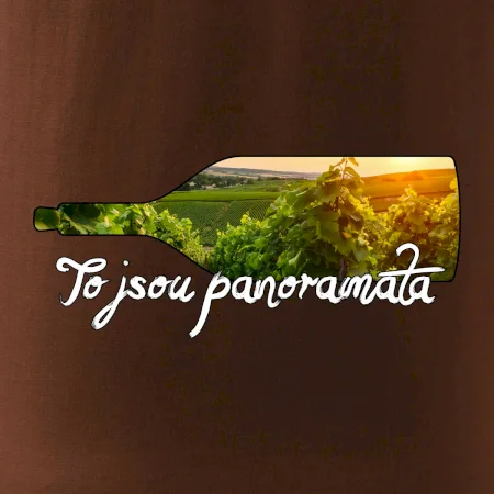 To jsou panoramata vinice