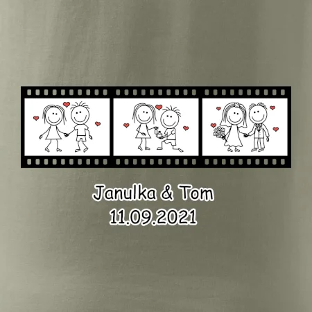 Svatební den - váš nápis (Hana-creative)