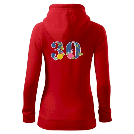 Květinové číslo kreslené - 30