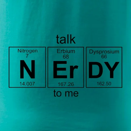 Talk nerdy - periodická tabulka