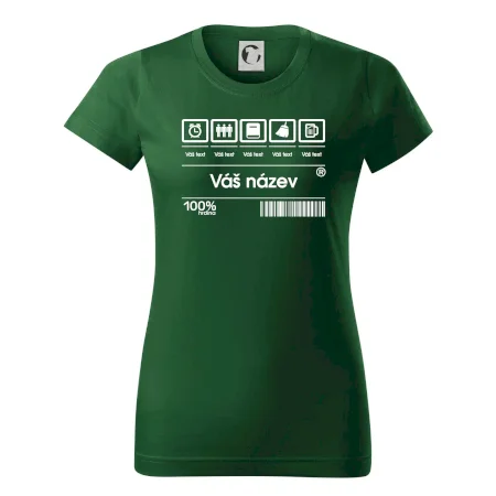 Čárový kód - Vlastní text