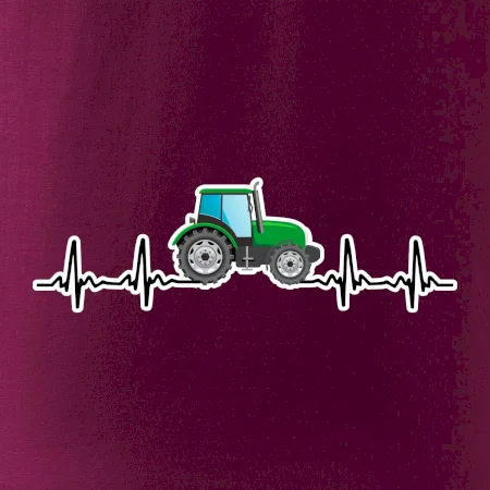 Traktor barevný ekg