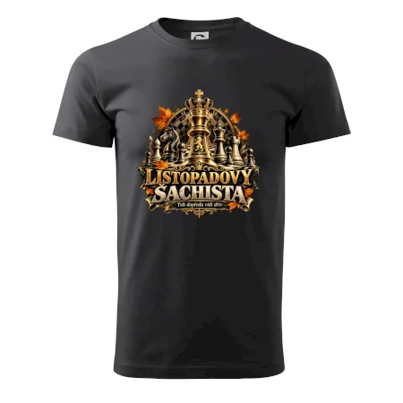 Listopadový šachista se zlatým králem