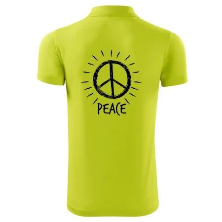 Peace symbol černobílý
