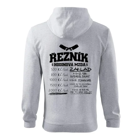 Hodinová mzda řezník