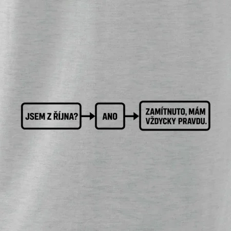Jsem z října mám vždycky pravdu diagram