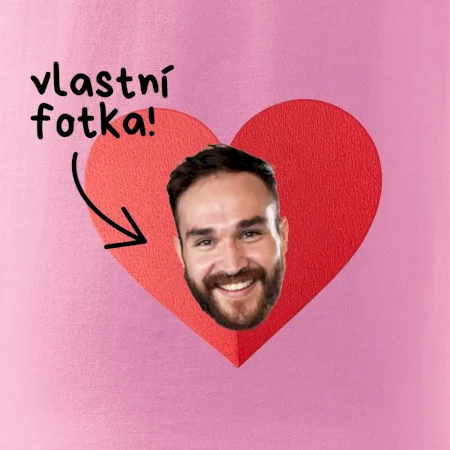 Vlastní fotka v srdci