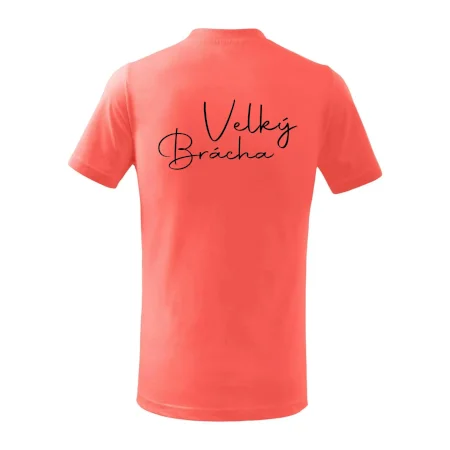 Velký brácha - nápis na zádech