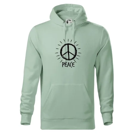 Peace symbol černobílý