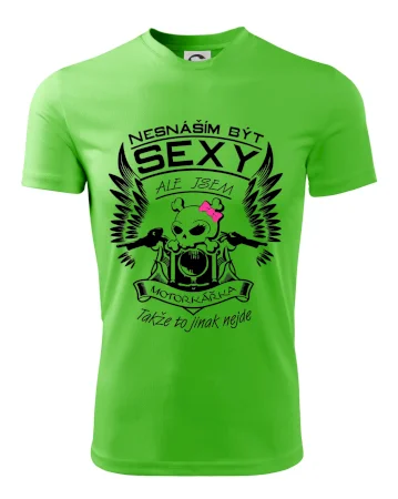 Nesnáším být sexy - motorkářka