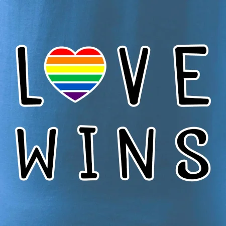 Love wins nápis