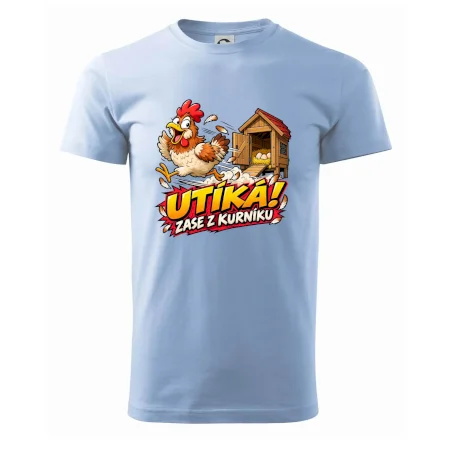 Útěk slepice z kurníku