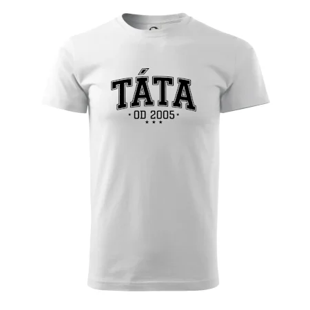 Táta od roku - sportovní nápis (váš ročník)