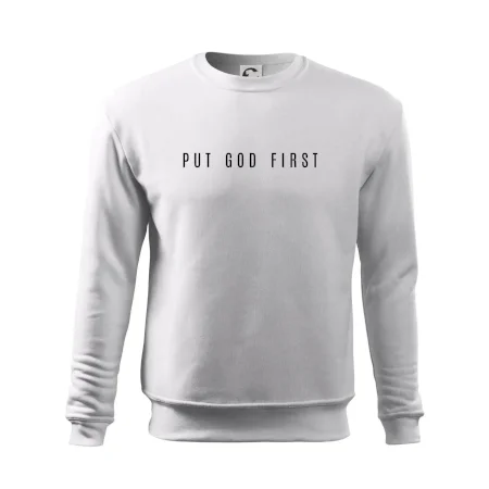 Put God first slabý nápis