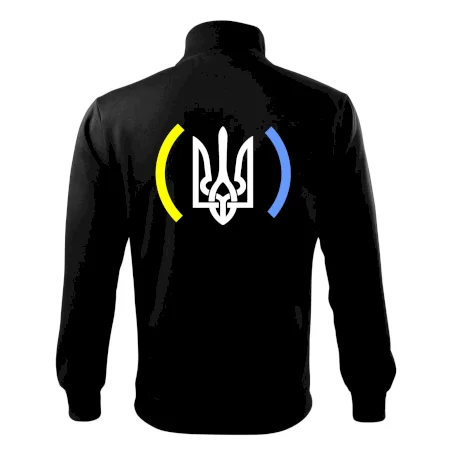Ukrajina trojzubec s barvami