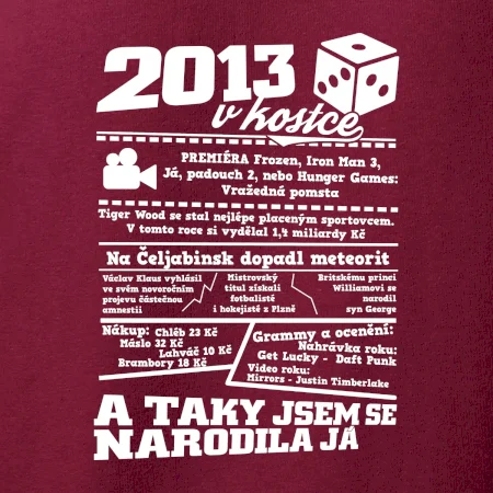 2013 v kostce