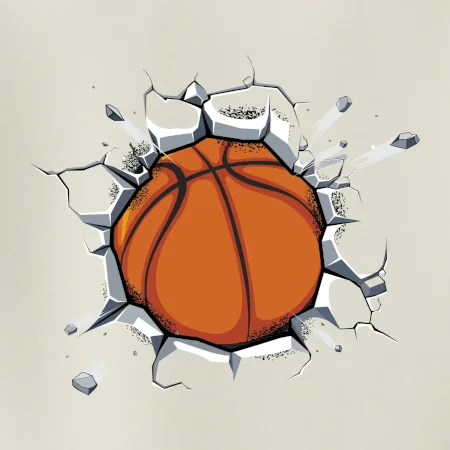 Basketbal míč v triku