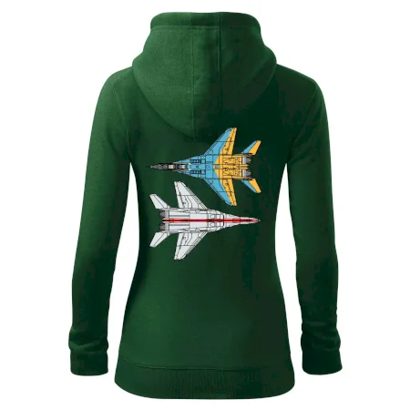 Mig 29 Fulcrum ze spoda a ze zhora