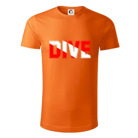 Dive nápis vlajka
