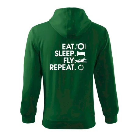 Eat sleep fly repeat