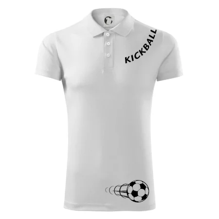Kickball nápis šikmo