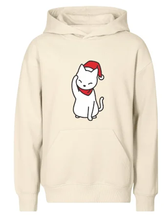 Vánoční kočka mávající