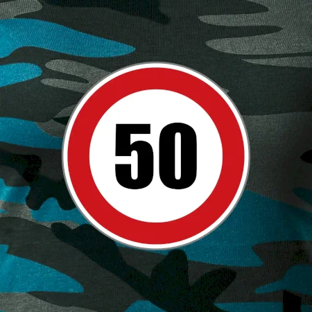 Dopravní značka - omezení rychlosti 50