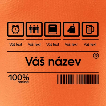 Čárový kód - Vlastní text