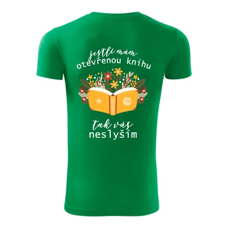 Jestli mám otevřenou knihu, tak vás neslyším