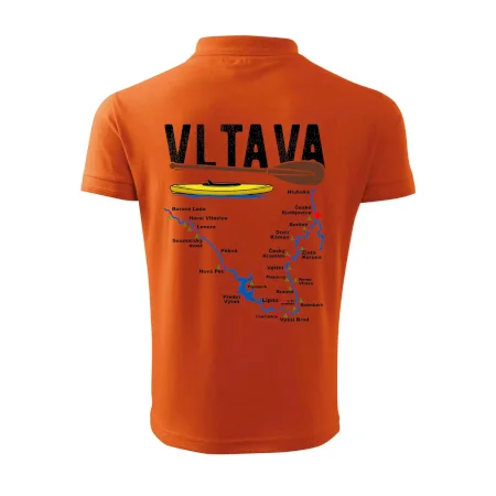 Mapa řeky Vltavy
