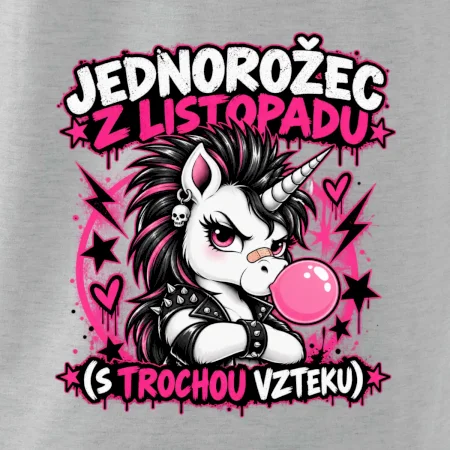 Punkový jednorožec s čírem z listopadu
