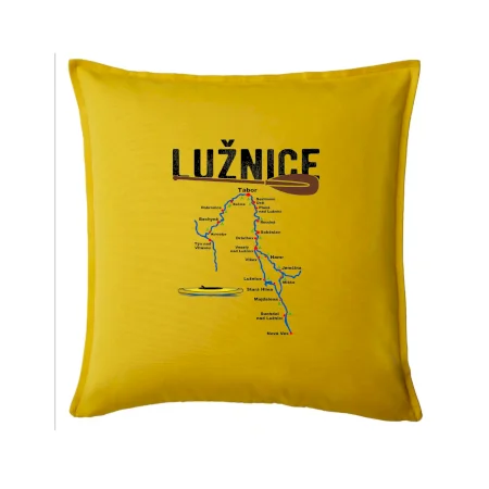Mapa řeky Lužnice
