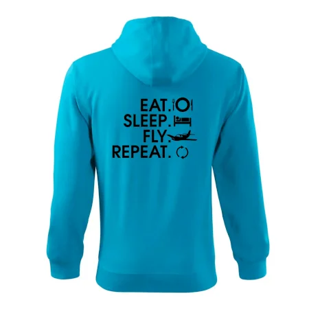 Eat sleep fly repeat