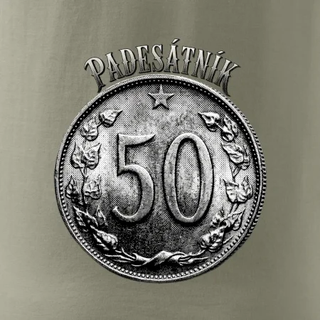 Padesátník 1963 - 1978 s nápisem