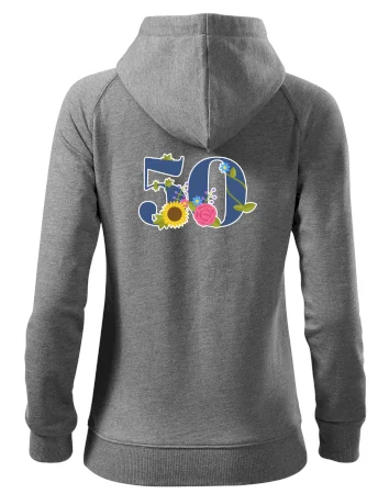 Květinové číslo kreslené - 50