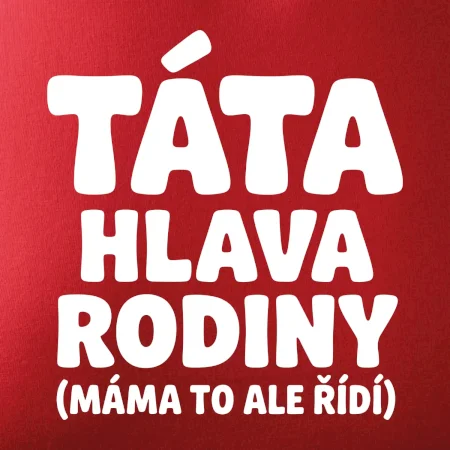 Táta - hlava rodiny  (máma to,  ale řídí)