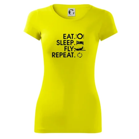 Eat sleep fly repeat