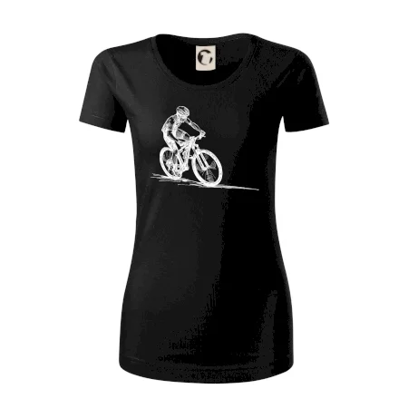 MTB kreslený cyklista