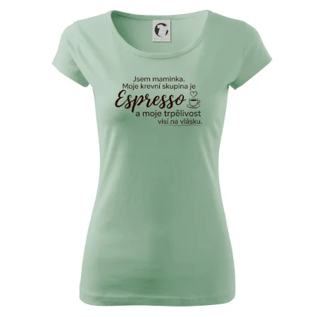 Jsem maminka. Moje krevní skupina je Espresso