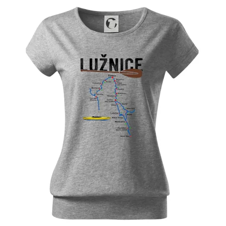 Mapa řeky Lužnice