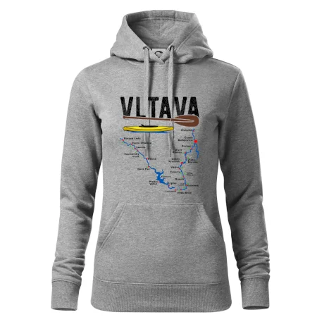 Mapa řeky Vltavy