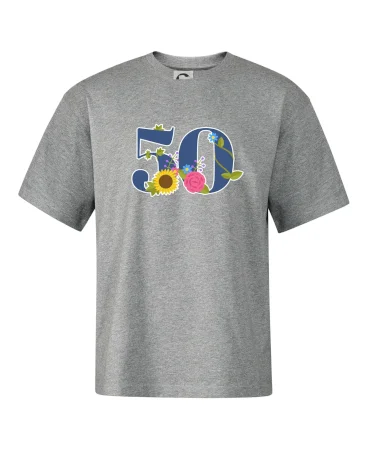 Květinové číslo kreslené - 50