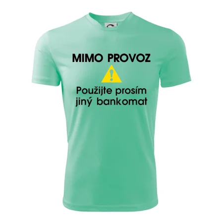 Mimo provoz - použijte jiný bankomat