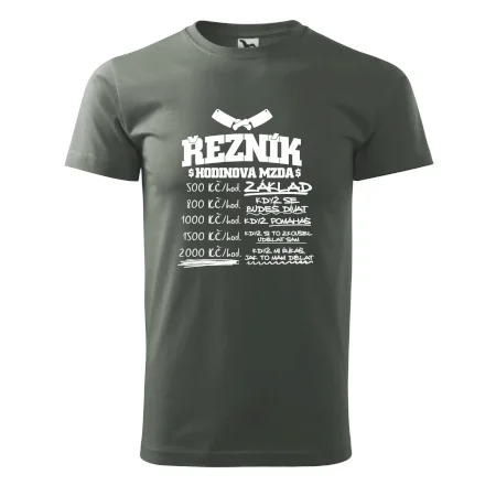 Hodinová mzda řezník