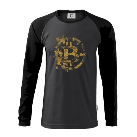 Logo bitcoin puzzle